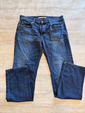 Joe’s Dark Blue Men Straight Leg Jeans, Size 33X34